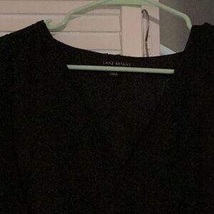 Lane Bryant black blouse